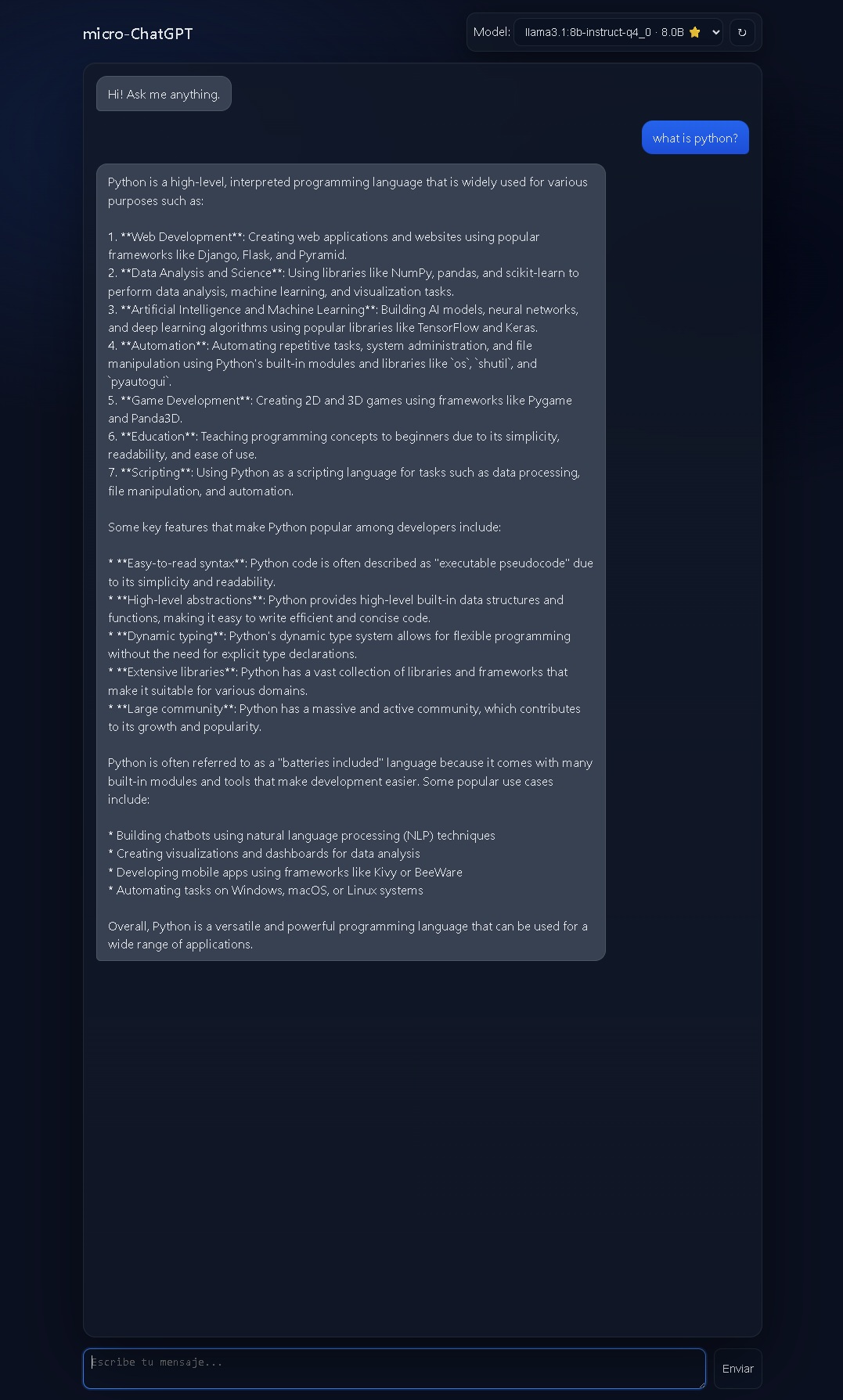 Captura del proyecto 1